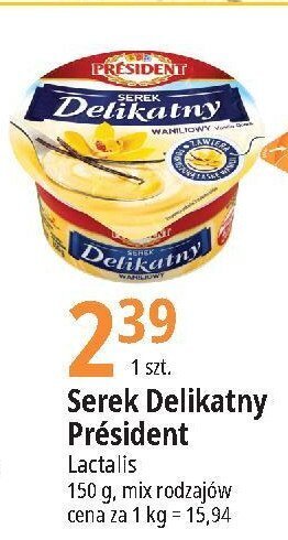 E.Leclerc Serek delikatny waniliowy oferta
