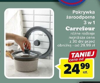 Carrefour Pokrywka żaroodporna 3w1 oferta