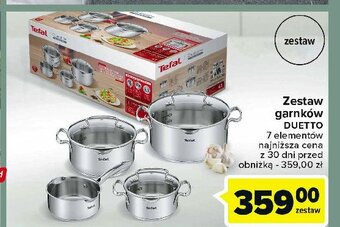 Carrefour Komplet garnków duetto oferta