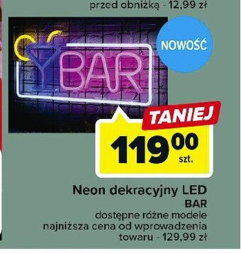 Carrefour Neon led bar oferta