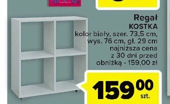 Carrefour Regał ażur kostka 73.6 x 29 x 76 cm oferta