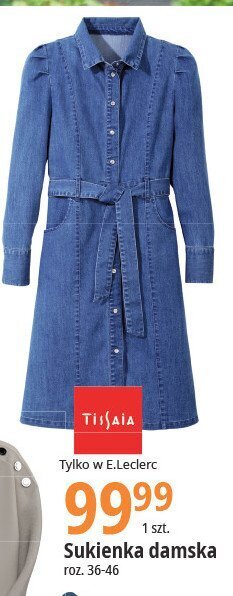 E.Leclerc Sukienka damska jeans 36-46 oferta