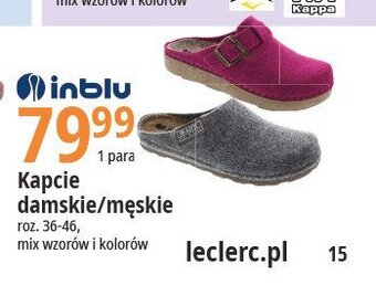E.Leclerc Kapcie damske rozm. 36-46 oferta