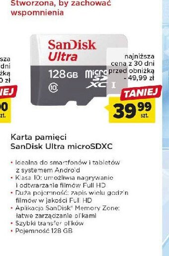Carrefour Karta pamięci ultra microsdxc 128 gb oferta