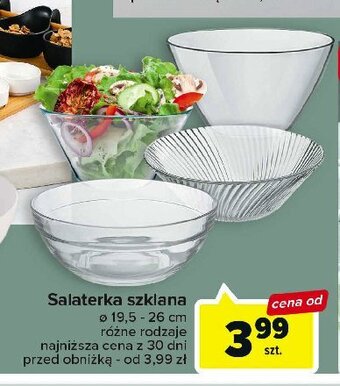 Carrefour Salaterka szklana 22.7 cm oferta