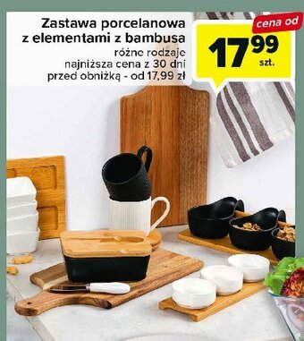 Carrefour Deska do krojenia bambusowa oferta