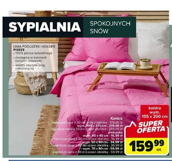 Carrefour Kołdra pierze 220 x 200 cm oferta