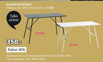 JYSK BIURKO BRYNDRUP oferta