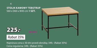 JYSK STOLIK KAWOWY TEBSTRUP oferta