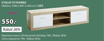 JYSK STOLIK TV FAVRBO oferta