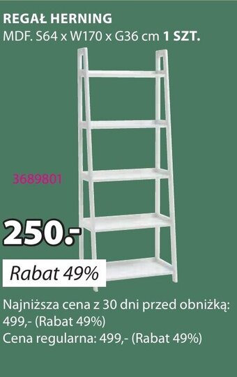 JYSK REGAŁ HERNING oferta