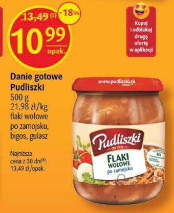 Delikatesy Centrum Danie gotowe Pudliszki 500g oferta