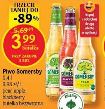 Delikatesy Centrum Piwo Somersby 0,4l oferta