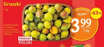 Delikatesy Centrum Gruszki 1kg oferta