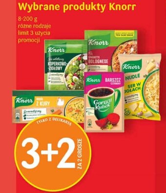 Delikatesy Centrum Wybrane produkty Knorr oferta
