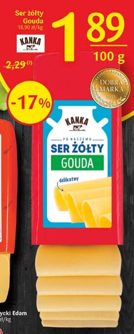 Delikatesy Centrum Ser żółty Gouda 100g oferta