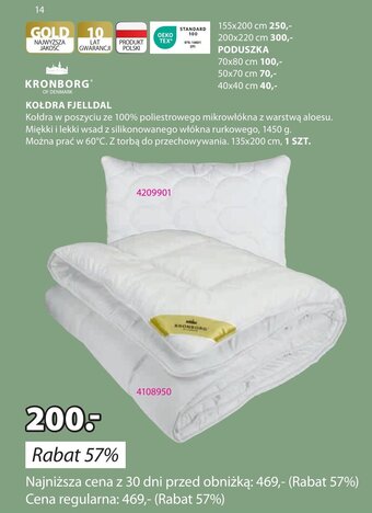 JYSK KOŁDRA FJELLDAL oferta