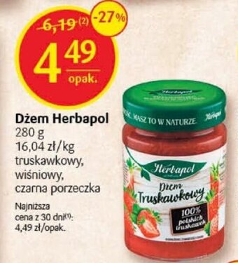 Delikatesy Centrum Dżem Herbapol 280g oferta