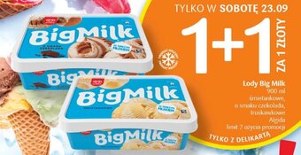 Delikatesy Centrum Lody Big Milk 900 ml oferta