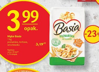 Delikatesy Centrum Mąka Basia 1kg oferta