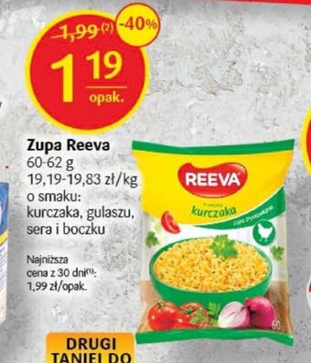 Delikatesy Centrum Zupa Reeva 60-62 g oferta