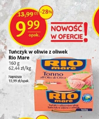 Delikatesy Centrum Tuńczyk w oliwie z oliwek Rio Mare 160g oferta