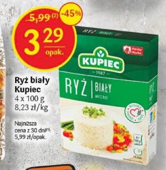 Delikatesy Centrum Ryż biały Kupiec 4 x 100 g oferta