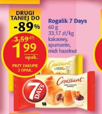 Delikatesy Centrum Rogalik 7 Days 60g oferta