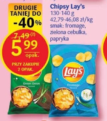Delikatesy Centrum Chipsy Lay's 130-140g oferta
