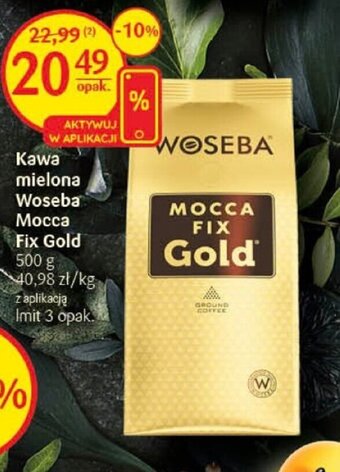 Delikatesy Centrum Kawa mielona Woseba Mocca Fix Gold 500g oferta