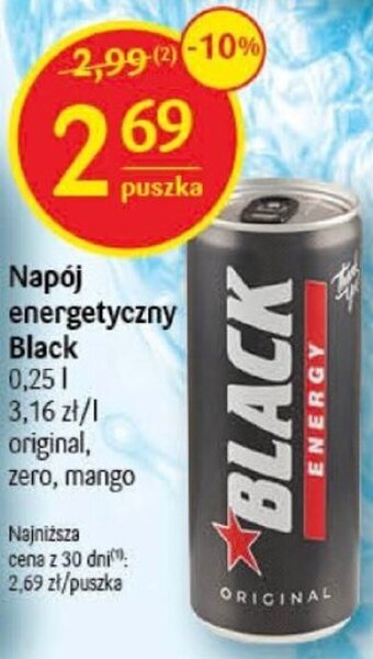 Delikatesy Centrum Napój energetyczny Black 0,25l oferta