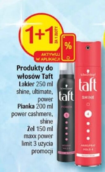 Delikatesy Centrum Produkty do włosów Taft Lakier 250 ml oferta