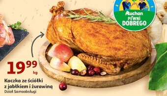 Auchan Kaczka ze ściółki z jabłkiem i żurawiną 1kg oferta