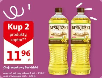 Auchan Olej rzepakowy Beskidzki 1l oferta