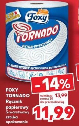 Kaufland FOXY TORNADO Ręcznik papierowy oferta