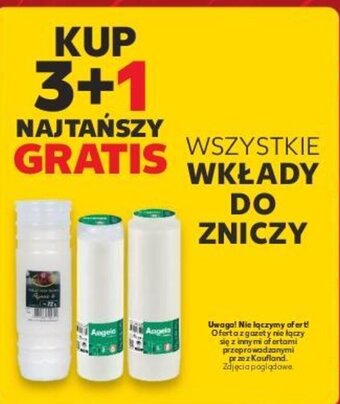 Kaufland WSZYSTKIE WKŁADY DO ZNICZY oferta
