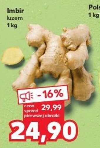 Kaufland Imbir 1kg oferta