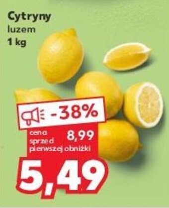 Kaufland Cytryny 1kg oferta