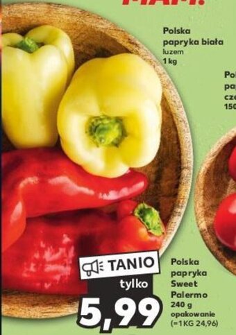 Kaufland Polska papryka biała 1 kg oferta