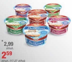 Społem Président twaróg delikatny naturalny 150 g oferta