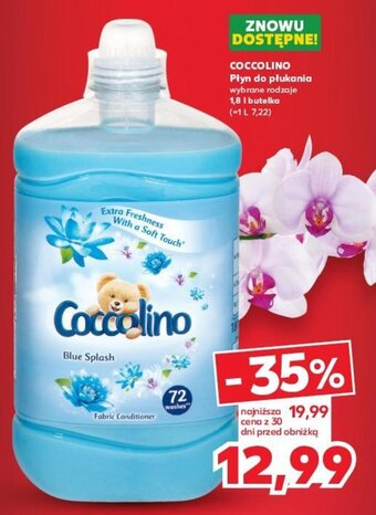 Kaufland COCCOLINO Płyn do płukania 1,8 I oferta