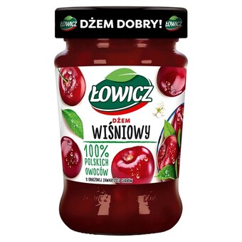 Stokrotka Optima Łowicz dżem wiśniowy o obniżonej zawartości cukrów 280 g oferta