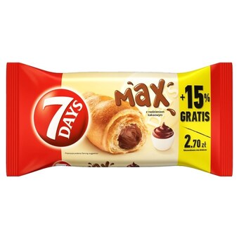 Stokrotka Optima 7 days max croissant z nadzieniem kakaowym 110 g oferta