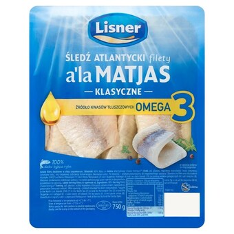 Selgros Lisner śledź atlantycki filety a'la matjas klasyczne 750 g oferta