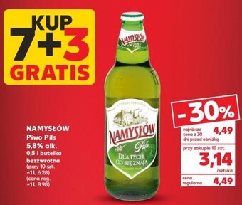 Kaufland NAMYSŁÓW Piwo Pils 5,8% alk. 0,5l oferta