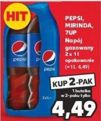 Kaufland PEPSI MIRINDA 7UP Napój gazowany 2x 1l oferta