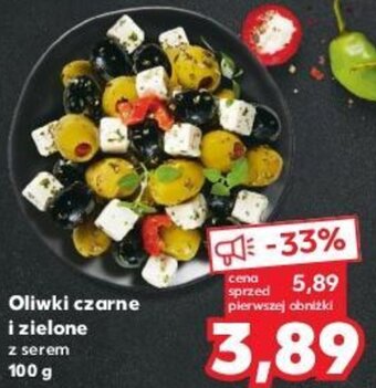 Kaufland Oliwki czarne i zielone 100g oferta