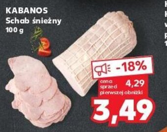 Kaufland KABANOS Schab śnieżny 100 g oferta