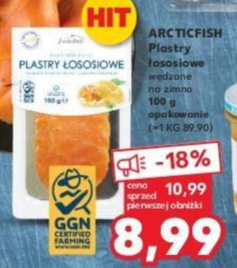 Kaufland ARCTICFISH Plastry łososiowe 100g oferta