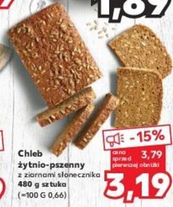 Kaufland Chleb żytnio-pszenny 480g oferta